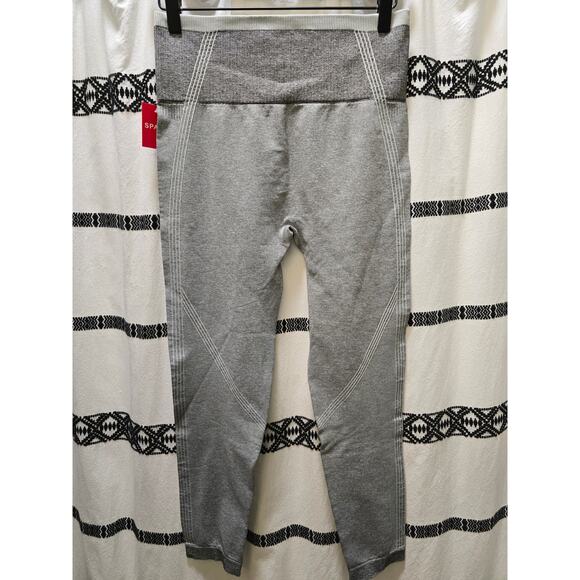 NWT Spanx spacedye cloudy grey seamless sculpt legging large - Picture 7 of 12